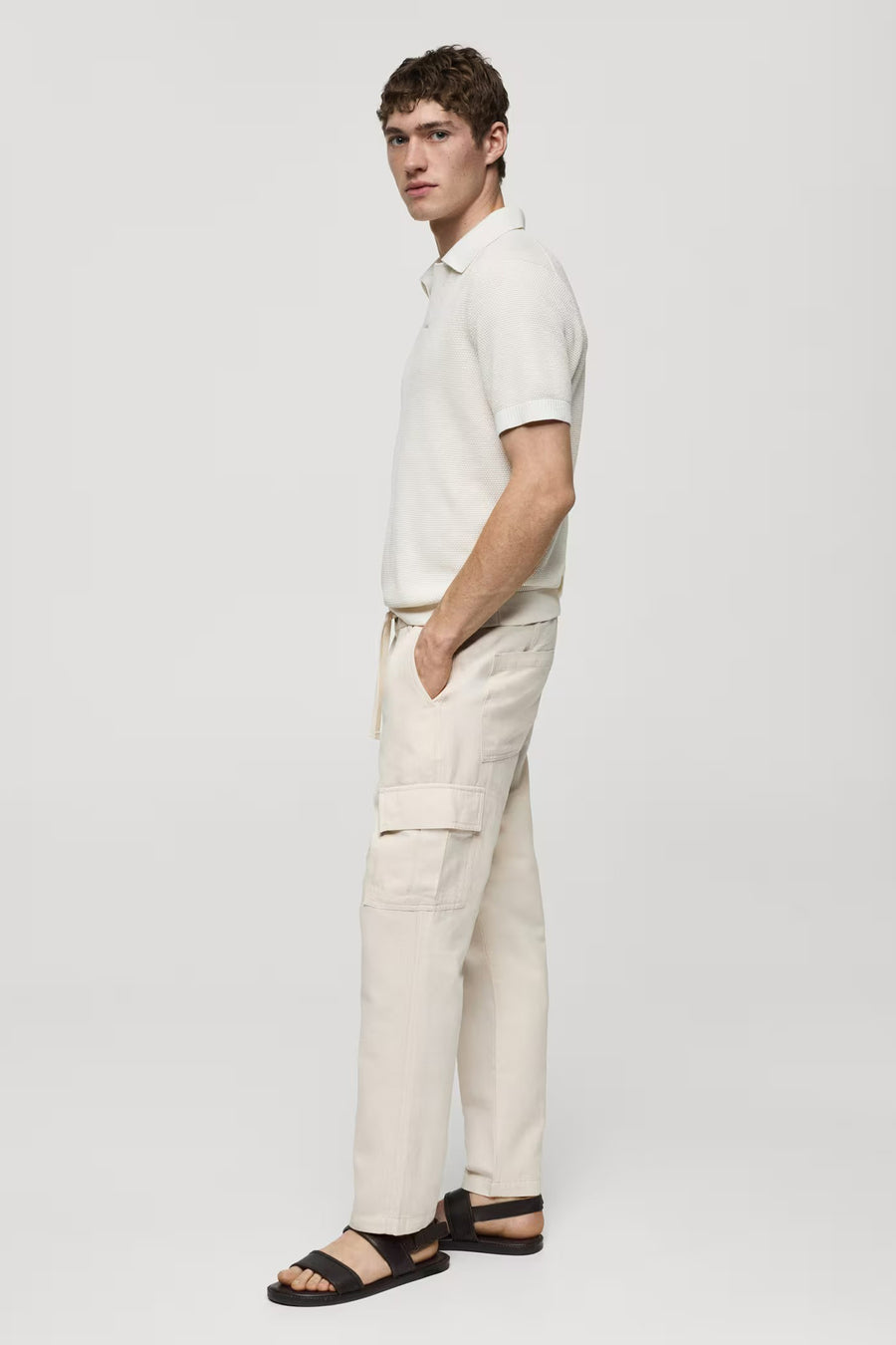 Broek Ecru - Mango