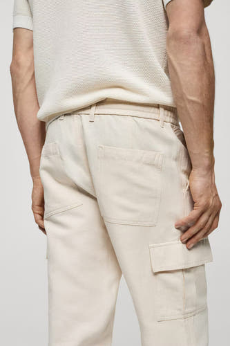 Broek Ecru - Mango