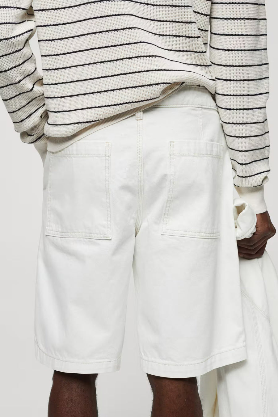 Short White denim - Mango