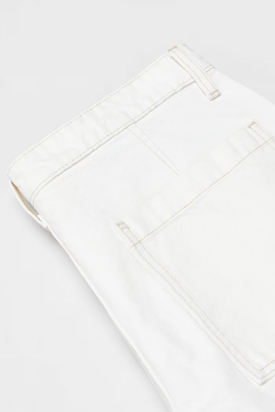 Short White denim - Mango