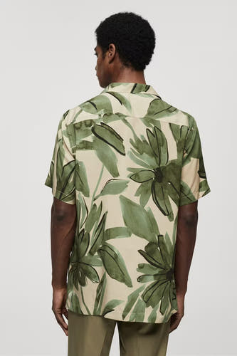 Hemd (korte mouwen) Groen - Mango