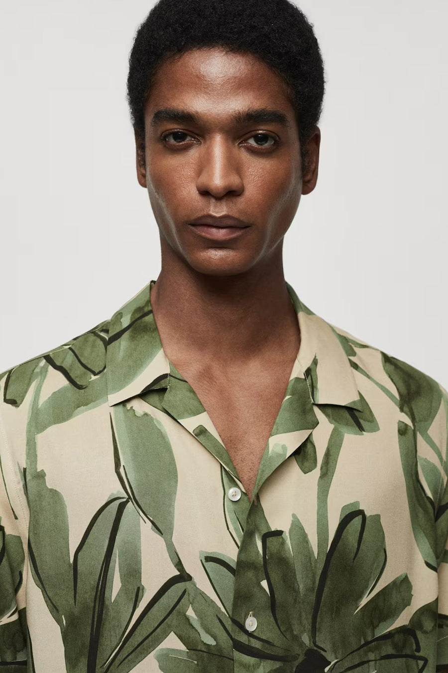 Hemd (korte mouwen) Groen - Mango