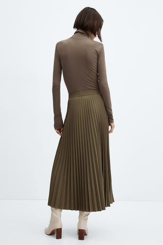 Rok (lang) Groen - Mango