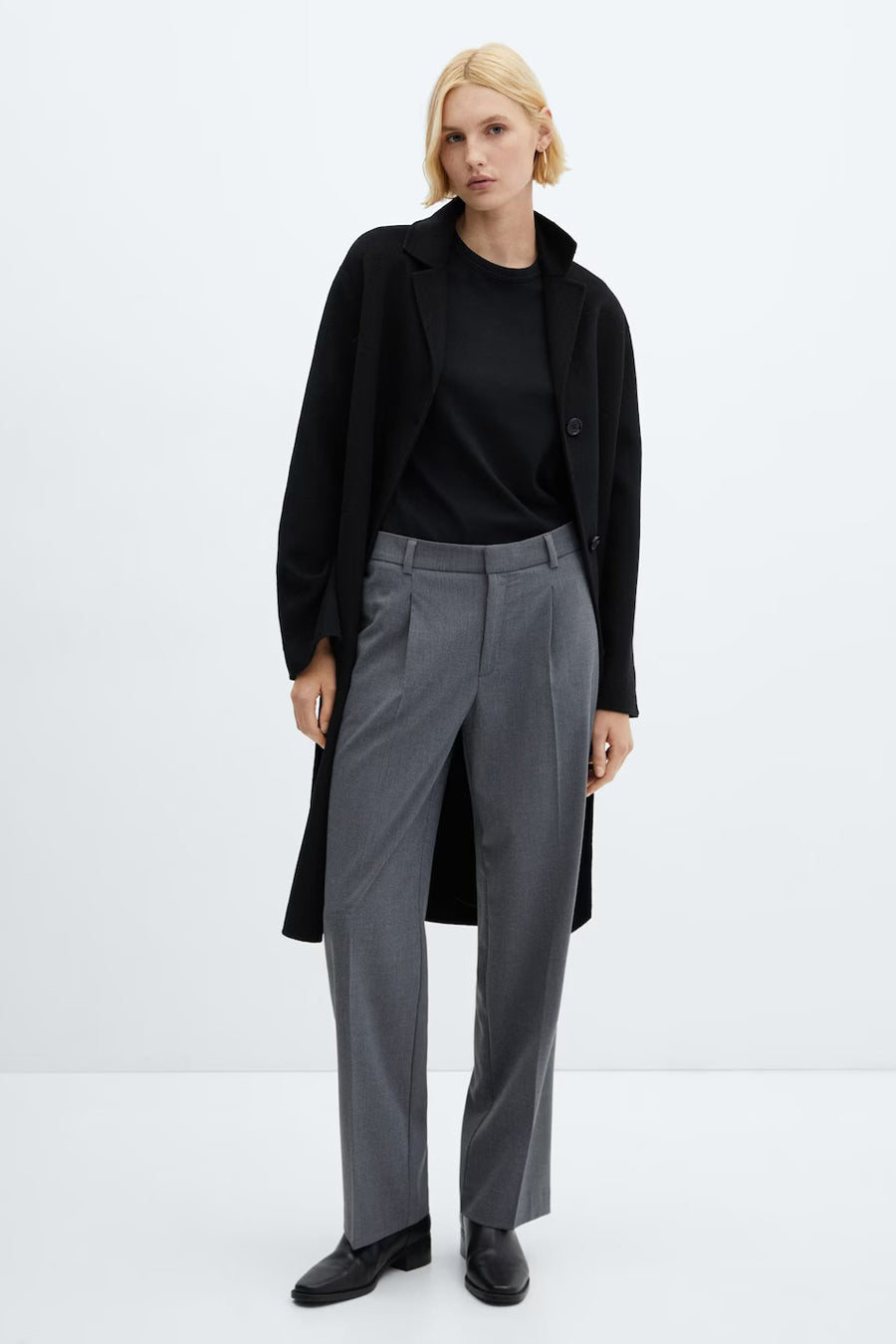 Top (korte mouwen) Zwart - Mango