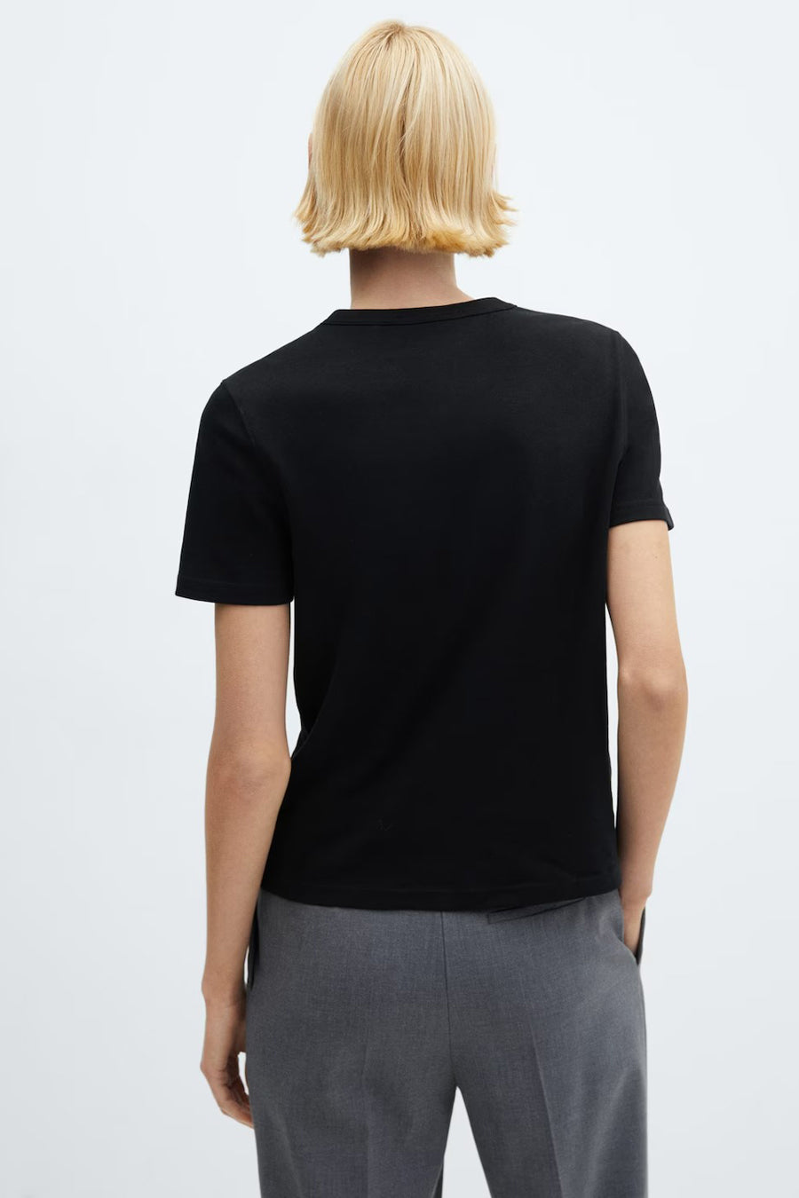Top (korte mouwen) Zwart - Mango