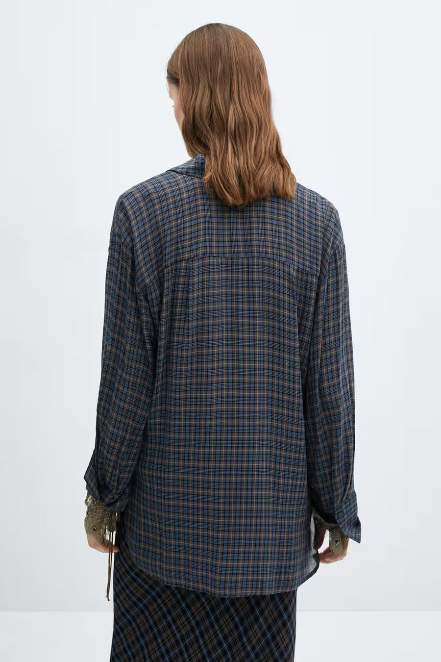 Hemd (lange mouwen) Blauw - Mango