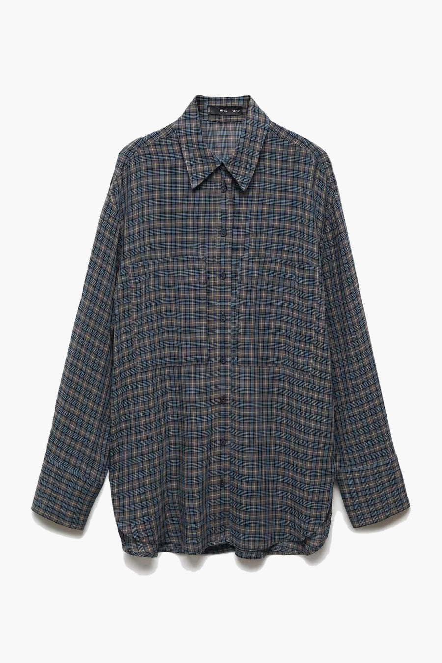 Hemd (lange mouwen) Blauw - Mango