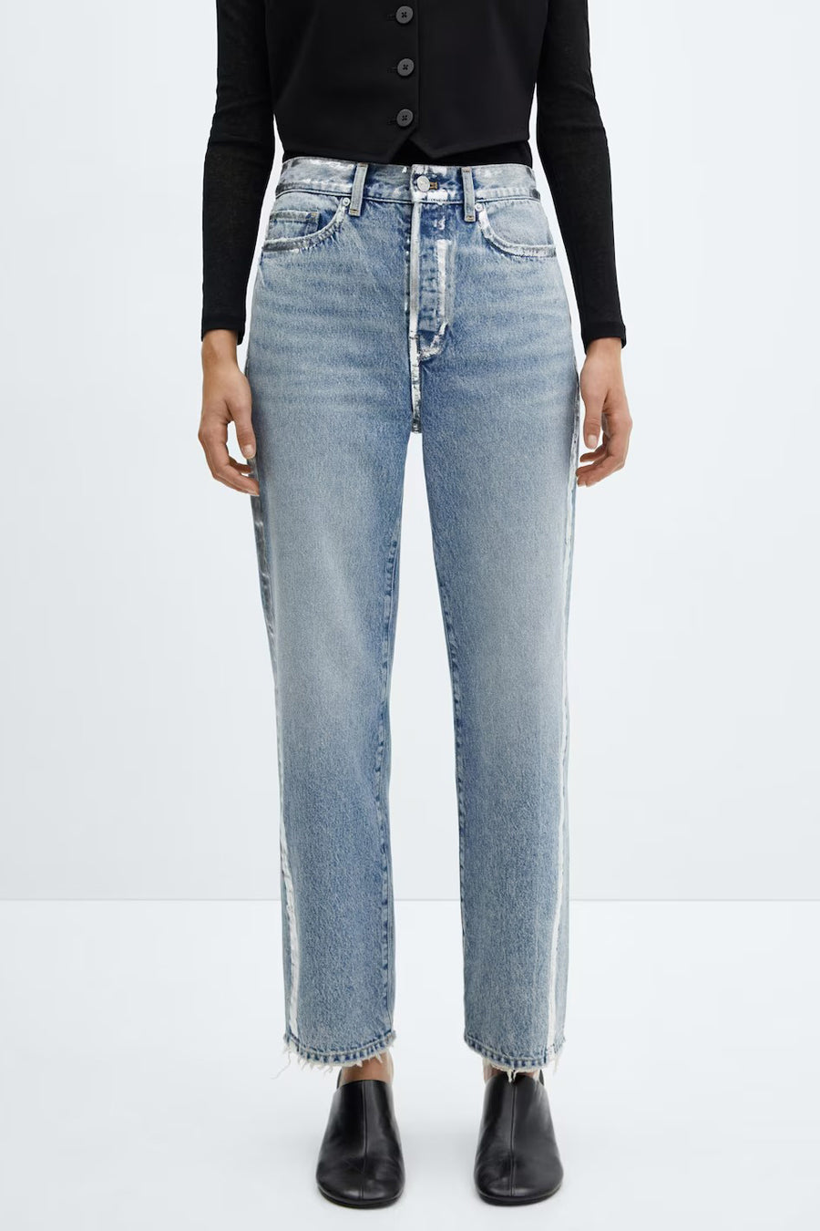 Jeans straight Denim - Mango