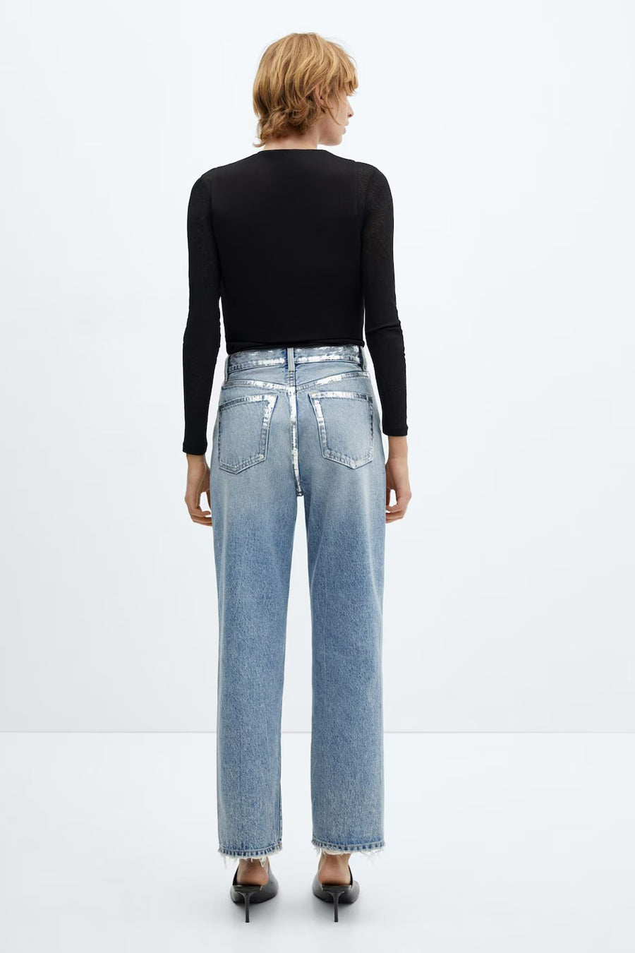 Jeans straight Denim - Mango