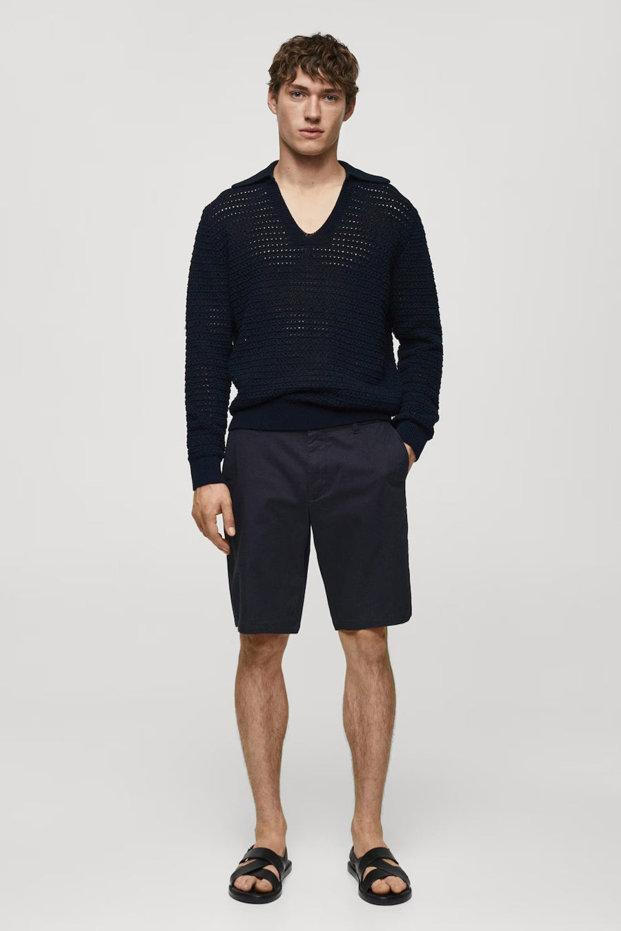 Short Blauw - Mango