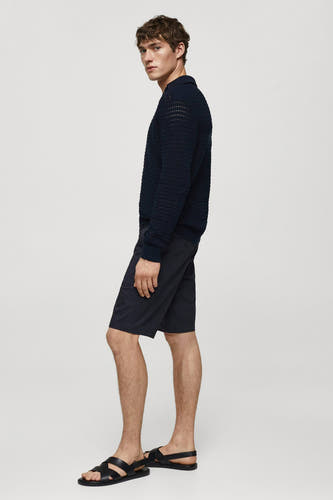 Short Blauw - Mango