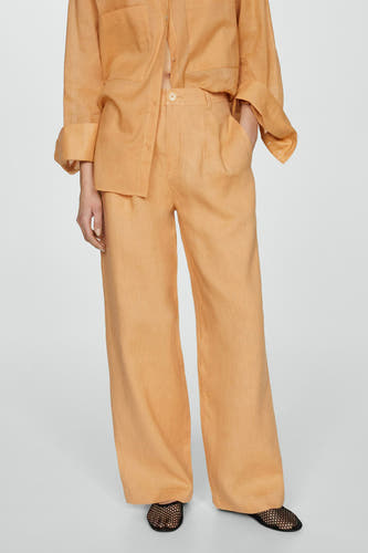 Kostuumbroeken Oranje - Mango