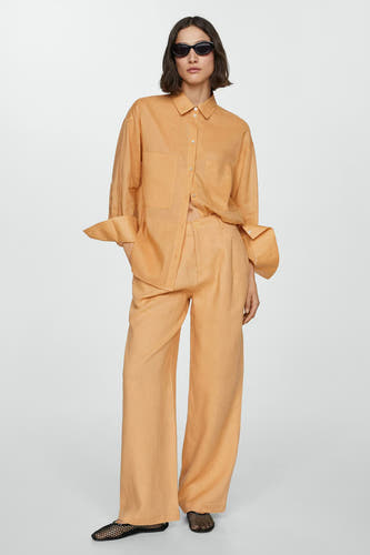 Kostuumbroeken Oranje - Mango