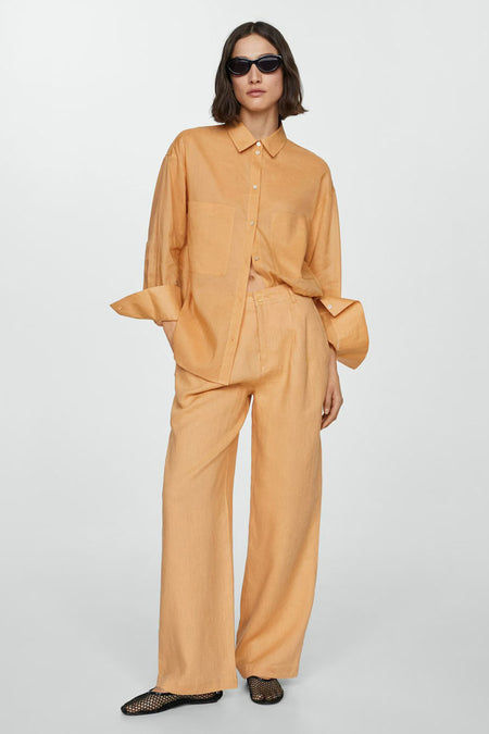 Kostuumbroeken Oranje - Mango