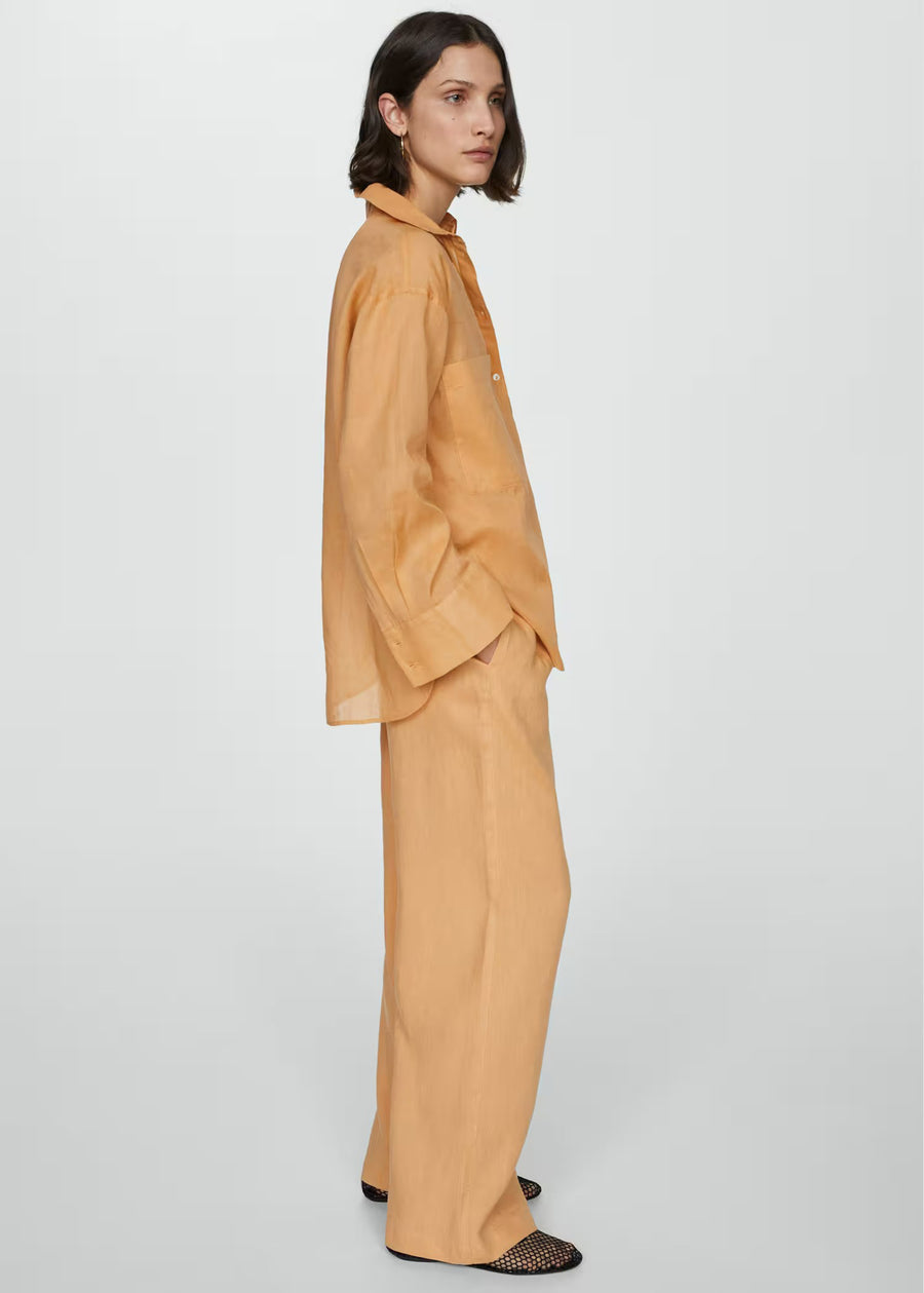 Kostuumbroeken Oranje - Mango