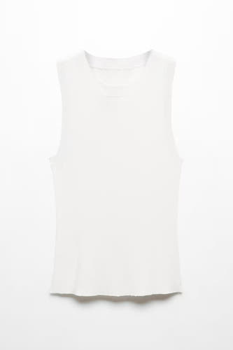 Top (zonder mouwen) Ecru - Mango