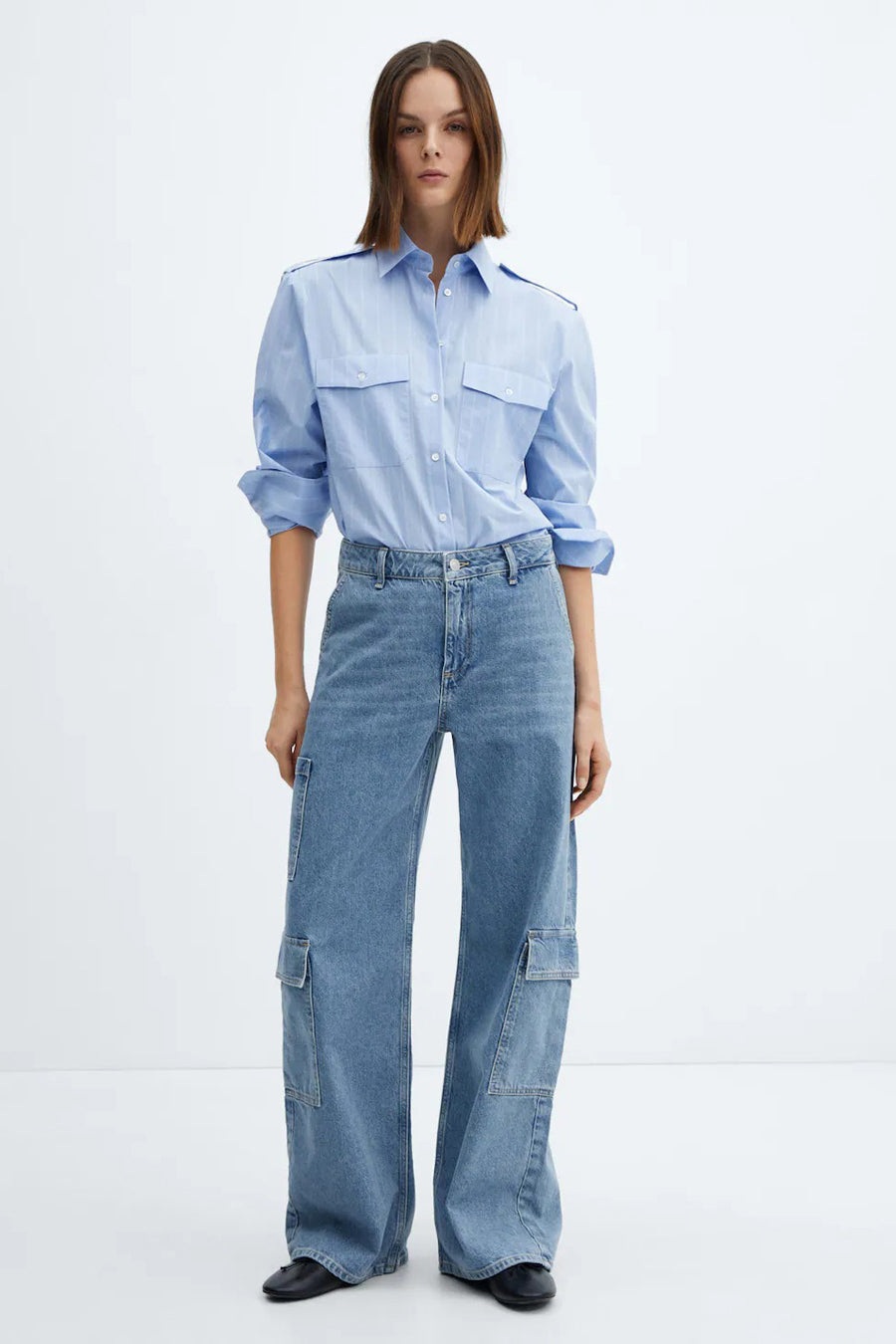 Jeans straight Denim - Mango