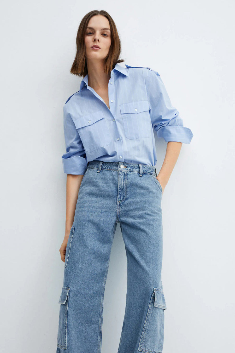 Jeans straight Denim - Mango