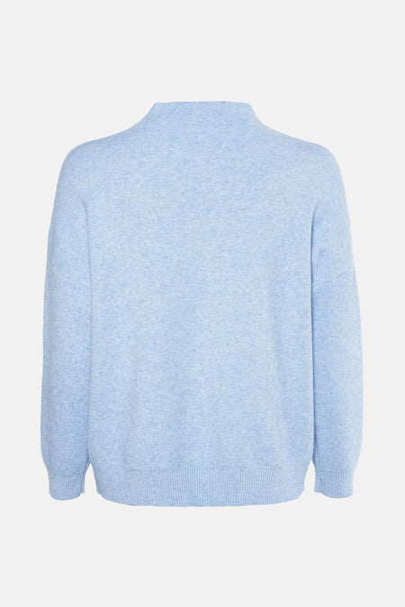Trui met ronde hals Blauw - Terra di Siena