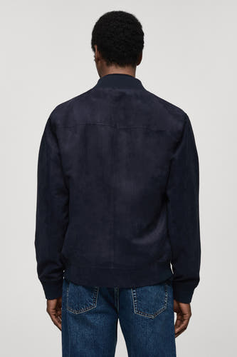 Jas (kort) Blauw - Mango