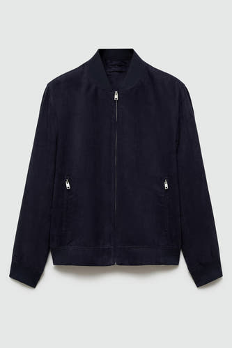 Jas (kort) Blauw - Mango