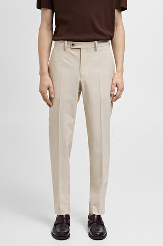 Kostuumbroek Beige - Mango