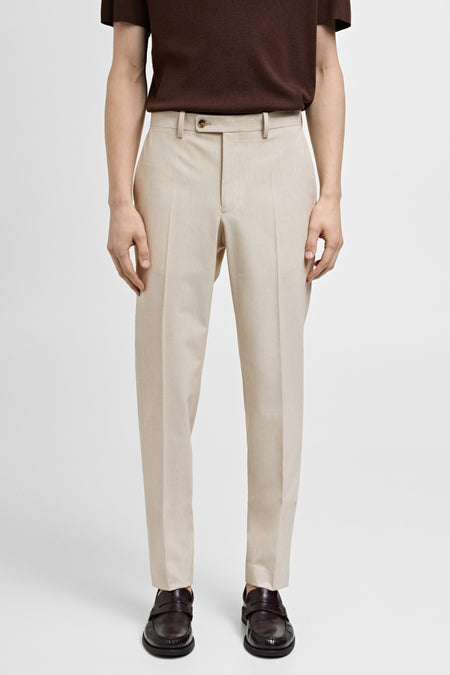 Kostuumbroek Beige - Mango