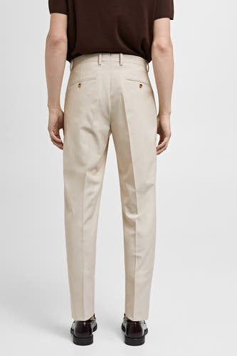Kostuumbroek Beige - Mango
