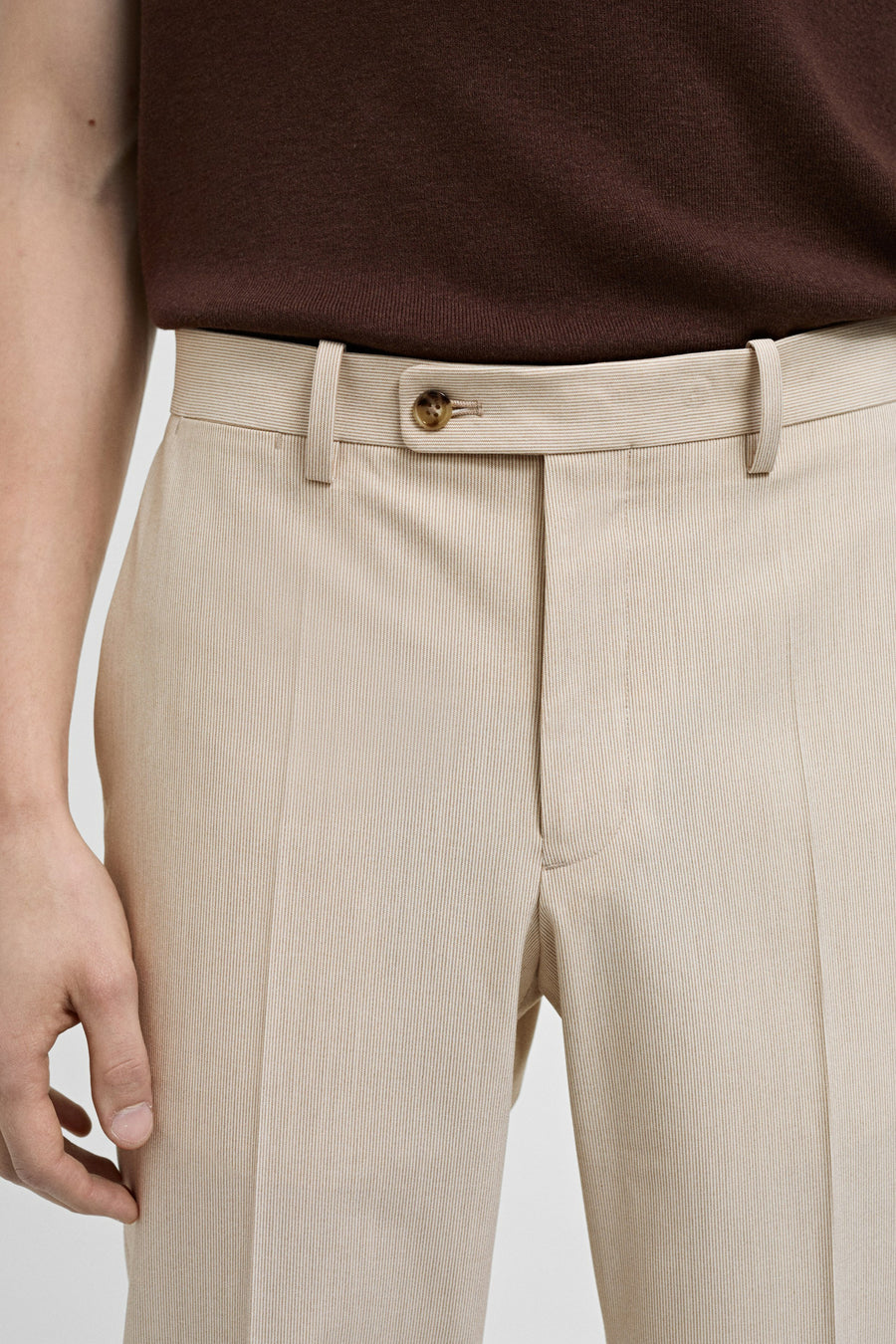Kostuumbroek Beige - Mango