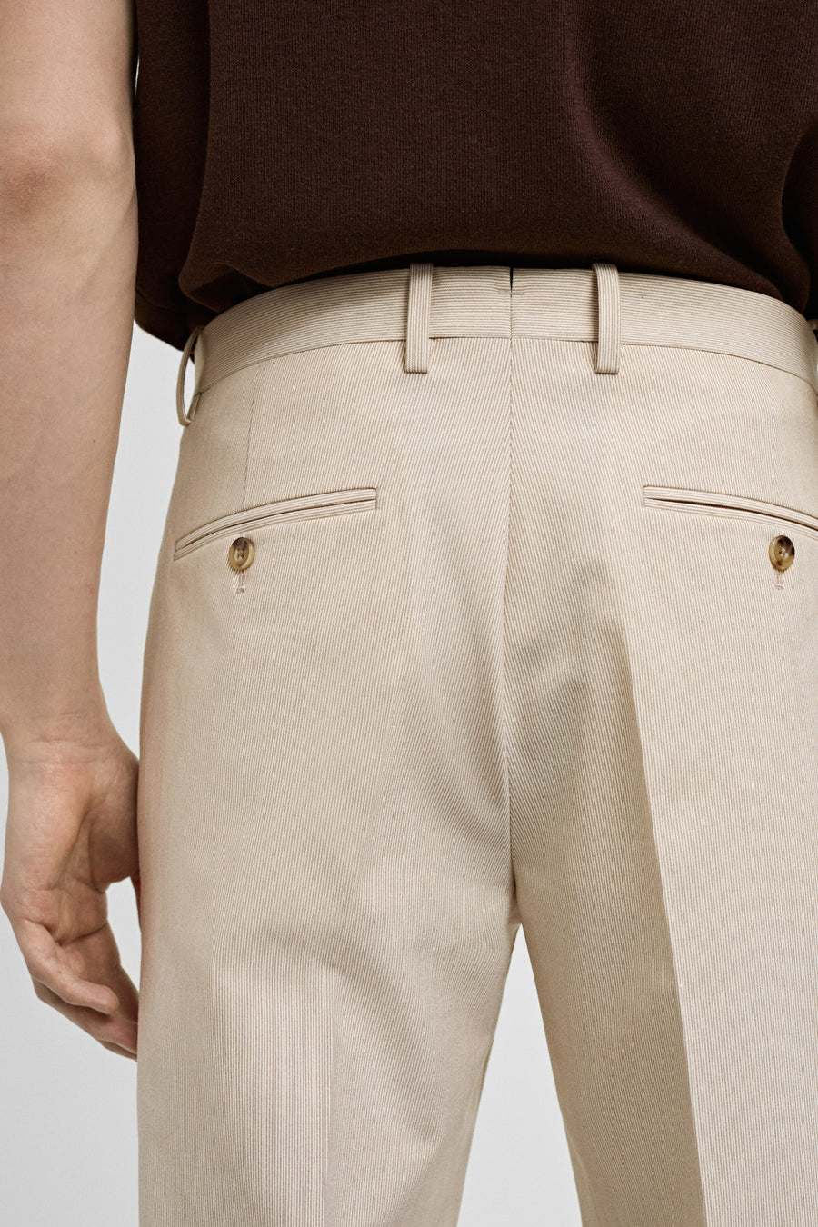 Kostuumbroek Beige - Mango