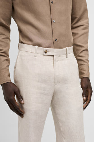 Kostuumbroek Beige - Mango