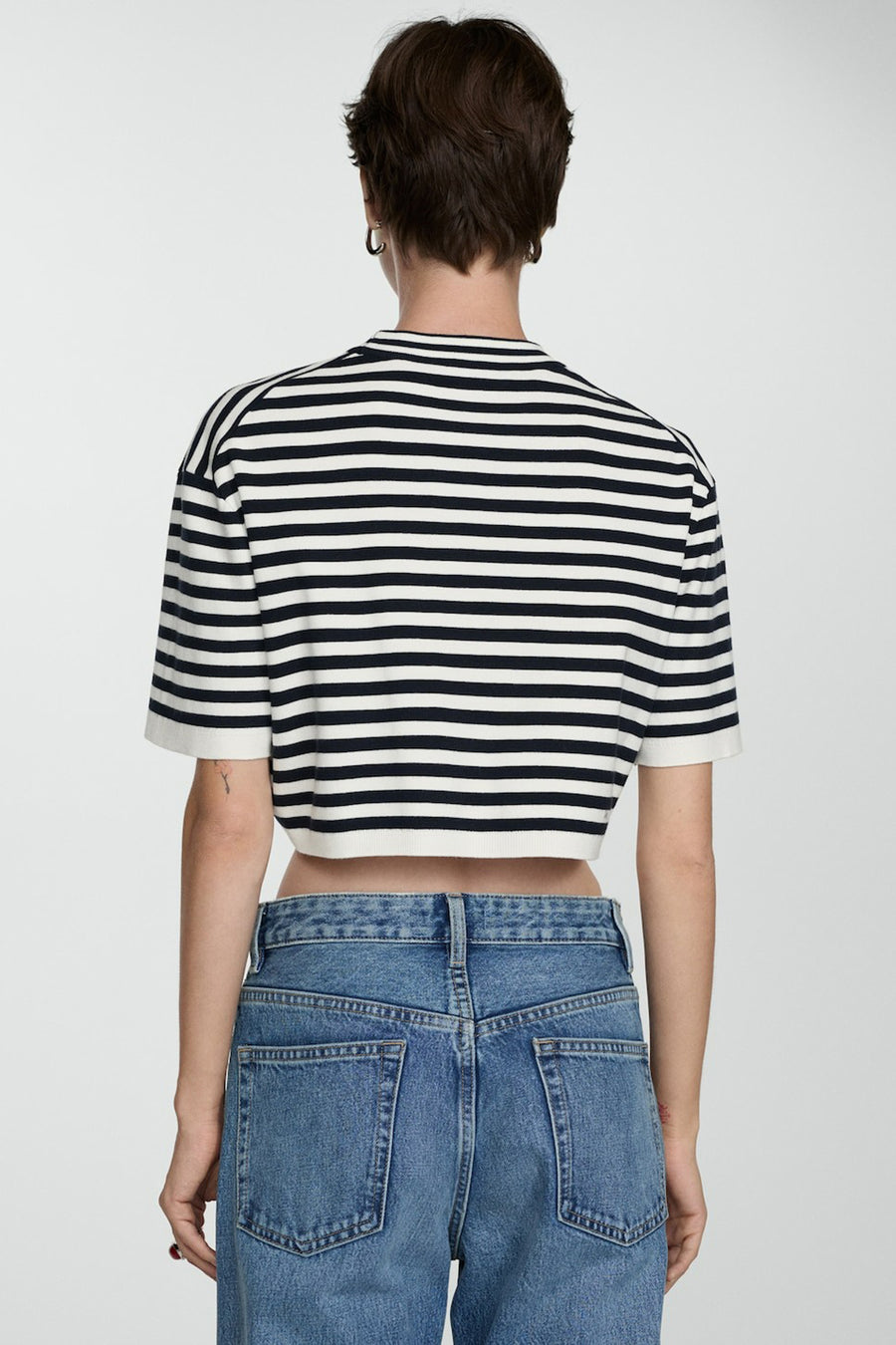 Trui met ronde hals Blauw - Mango