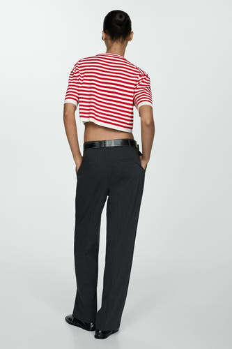 Trui met ronde hals Rood - Mango
