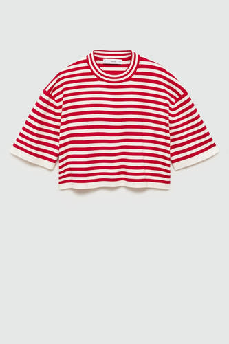 Trui met ronde hals Rood - Mango