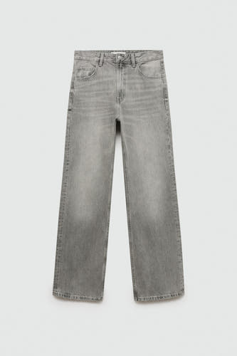 Jeans straight Grijs - Mango