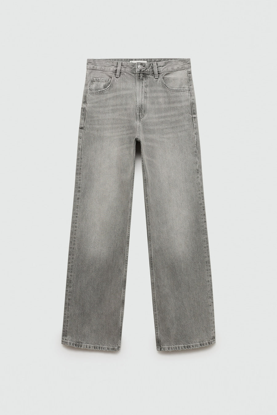 Jeans straight Grijs - Mango
