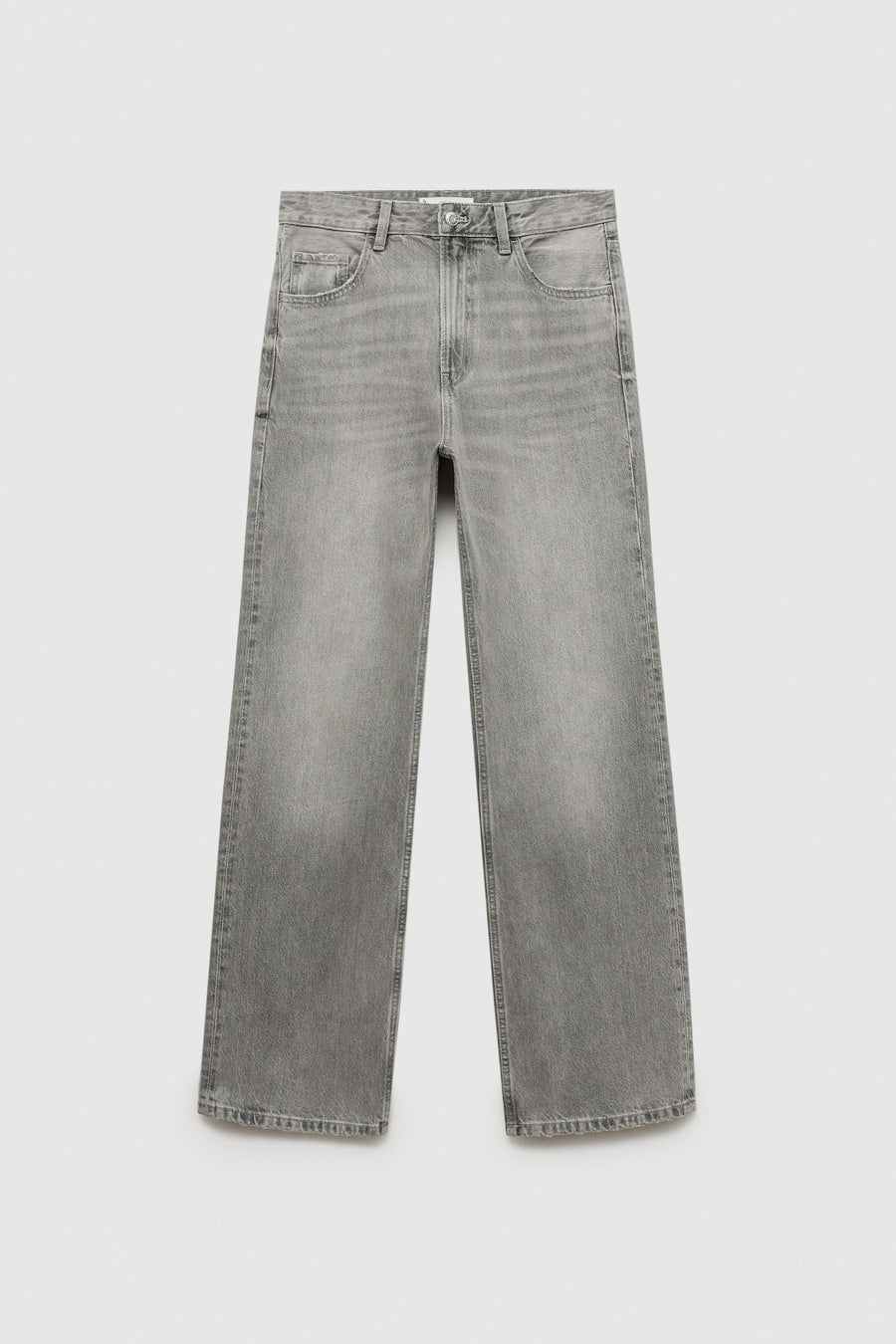 Jeans straight Grijs - Mango
