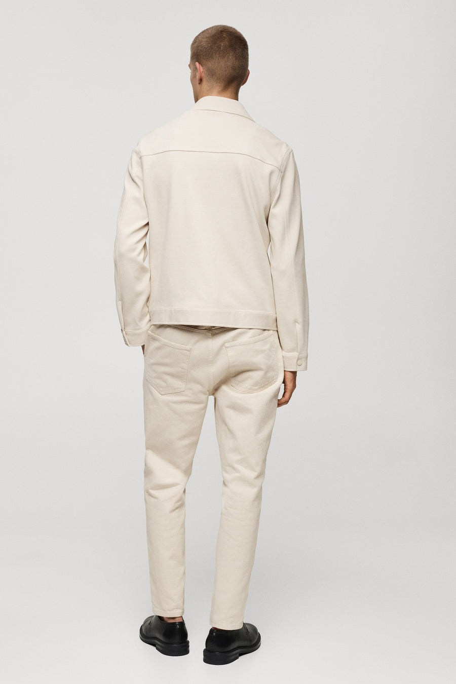 Hemd (lange mouwen) Beige - Mango