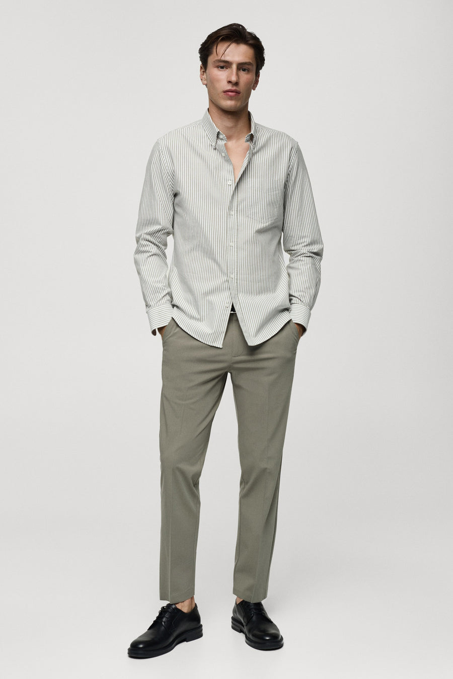 Hemd (lange mouwen) Groen - Mango
