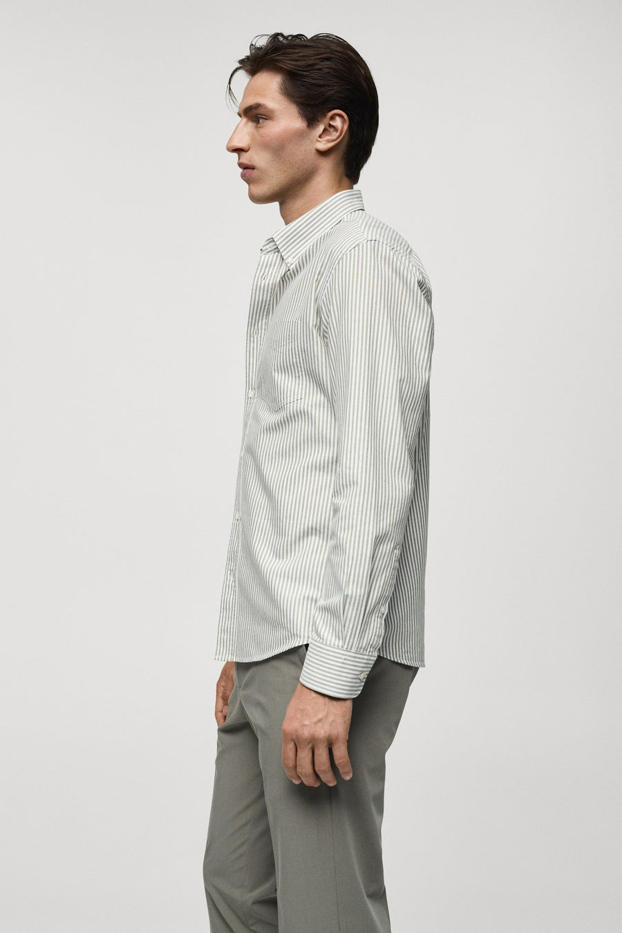 Hemd (lange mouwen) Groen - Mango