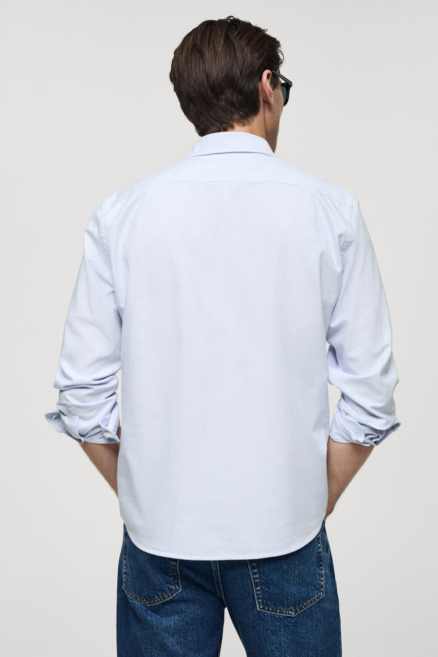 Hemd (lange mouwen) Blauw - Mango