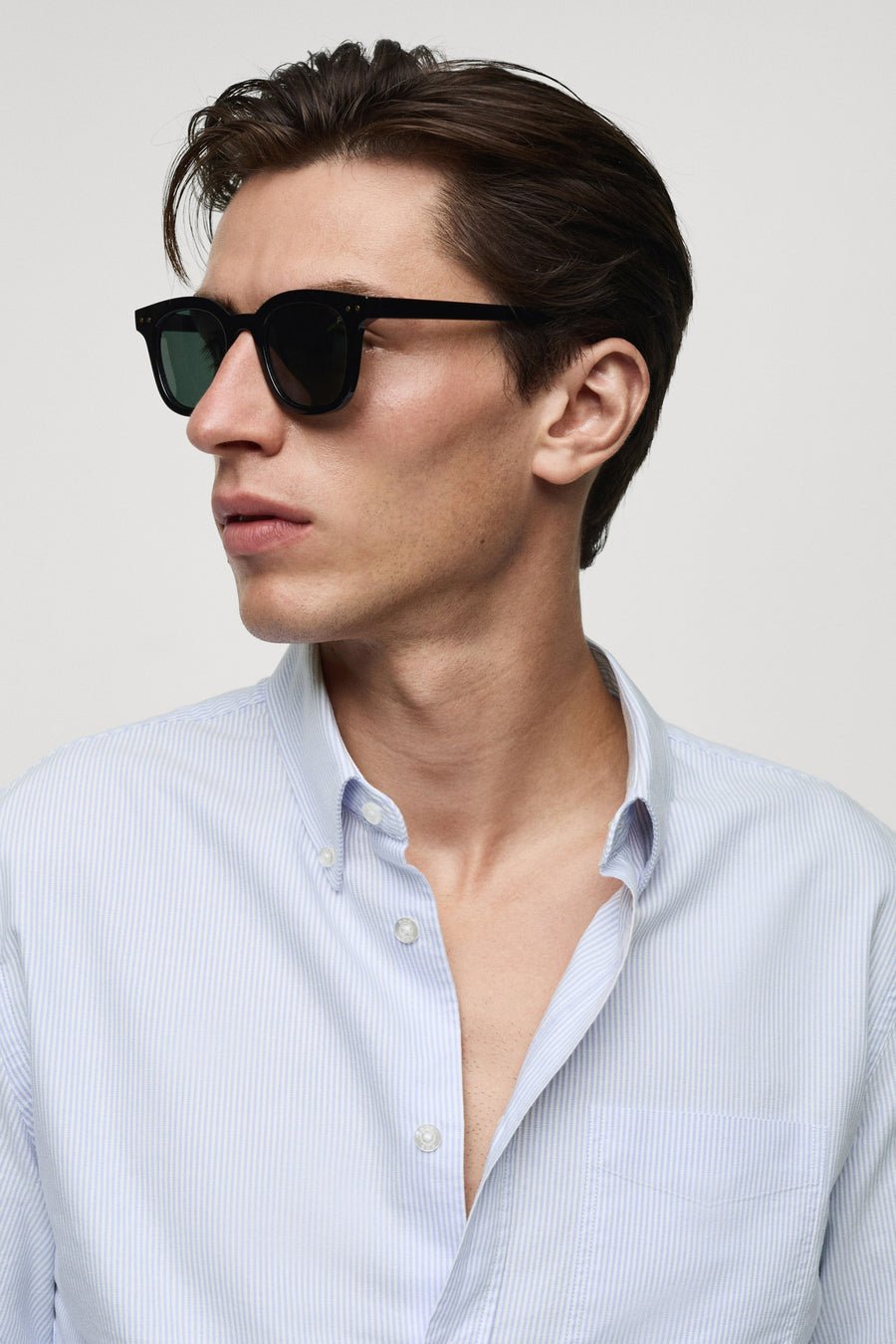 Hemd (lange mouwen) Blauw - Mango