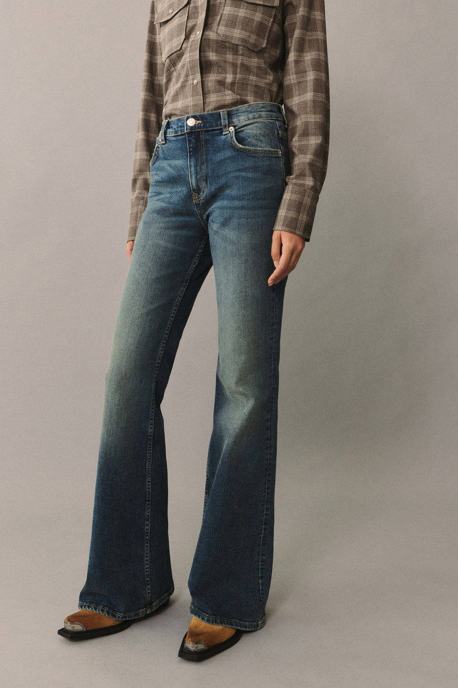 VIOLETA - dark blue denim
