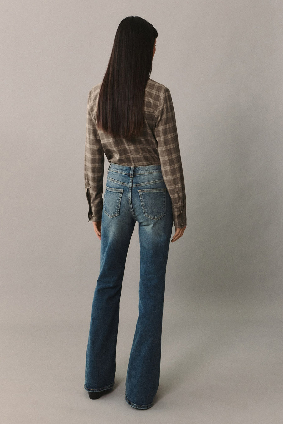 VIOLETA - dark blue denim