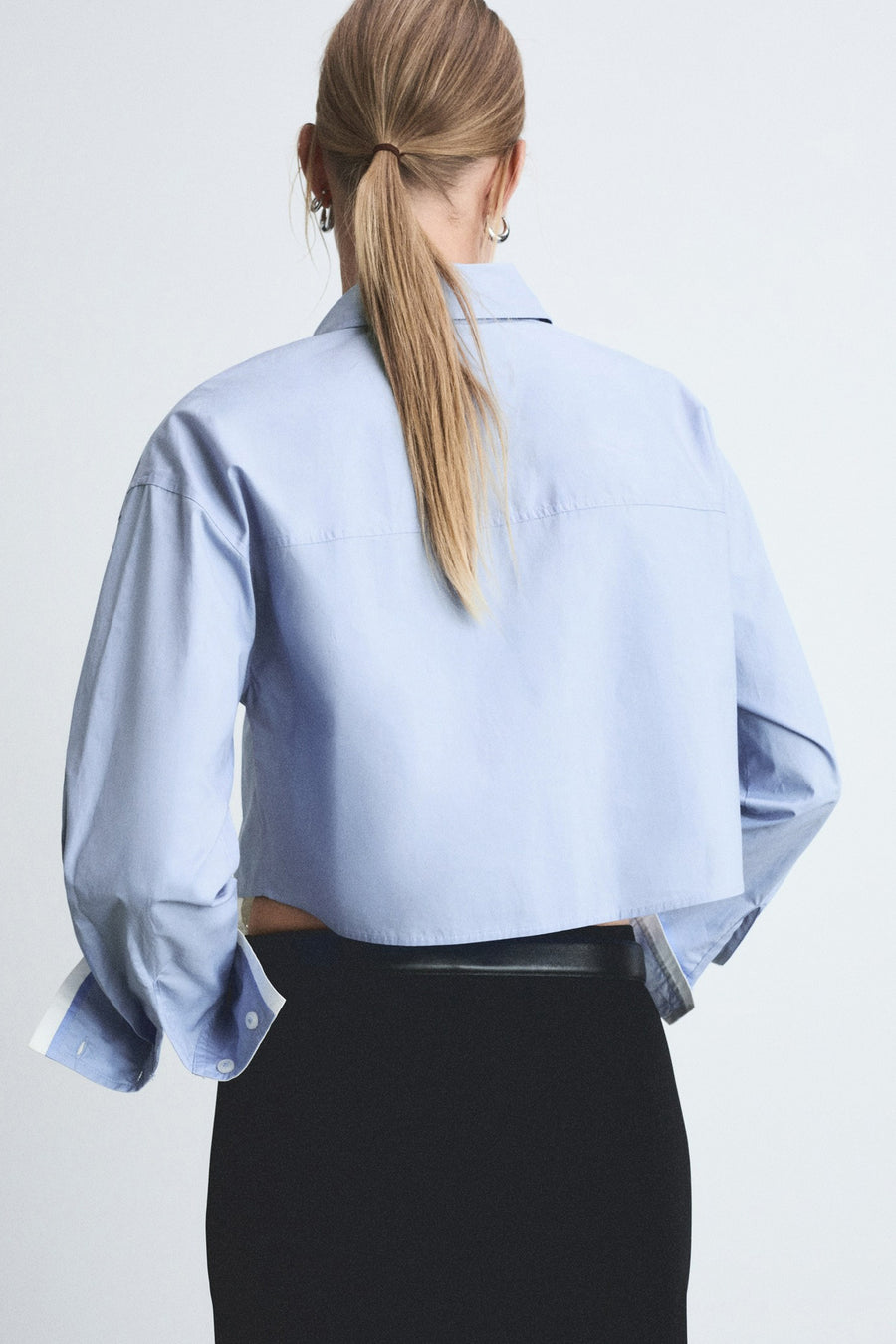 Hemd (lange mouwen) Blauw - Mango