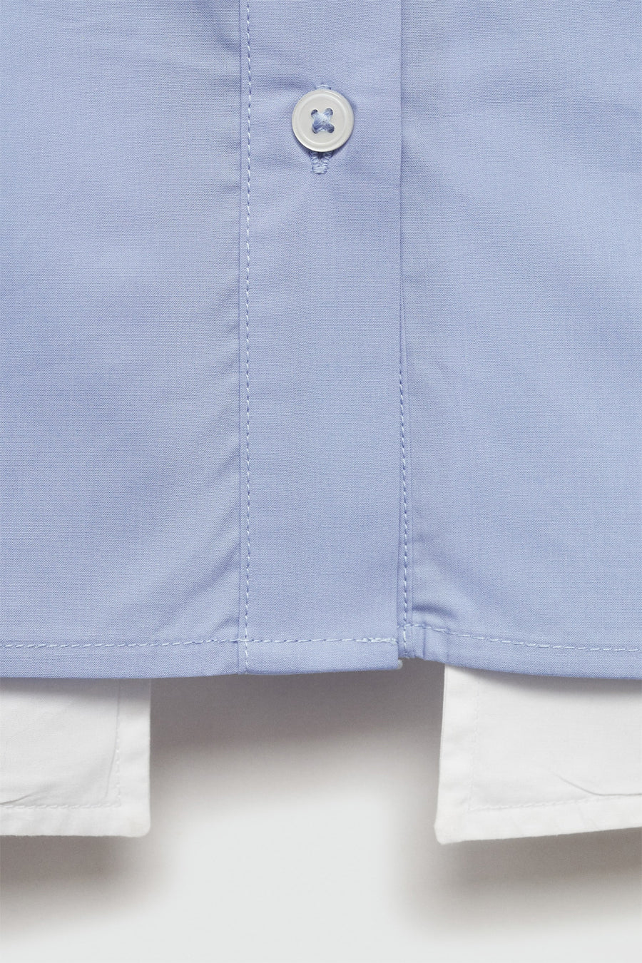 Hemd (lange mouwen) Blauw - Mango