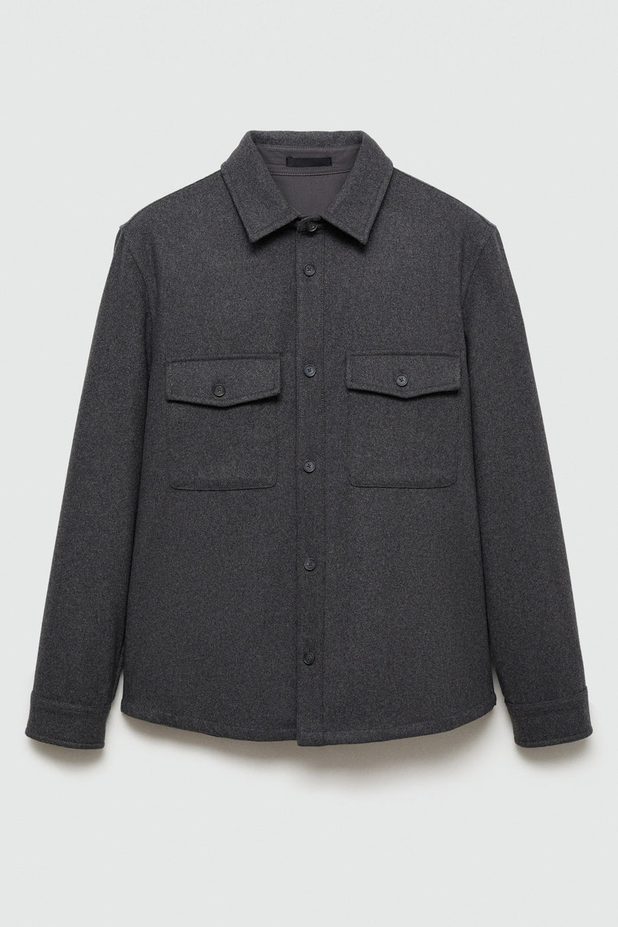 Hemd (lange mouwen) Grijs - Mango