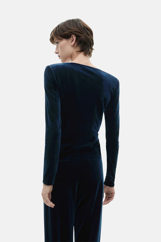 T-shirt (korte mouwen) Blauw - Mango