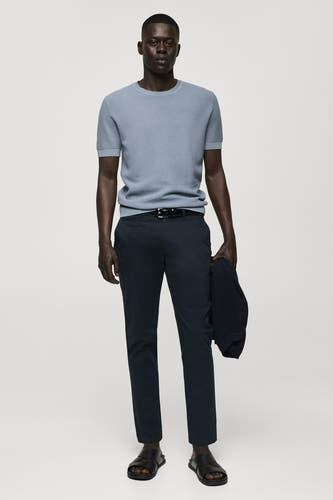 Chino Blauw - Mango