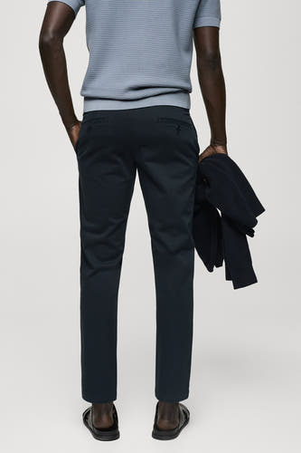 Chino Blauw - Mango